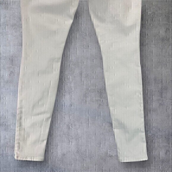 7 For All Mankind Maternity Jeans Womens 26 Skinny Ankle White stretch Pants - Picture 11 of 13